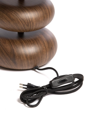 Light & Living Tafellamp D22x50.5cm DANIALO hout bruin - afbeelding 4