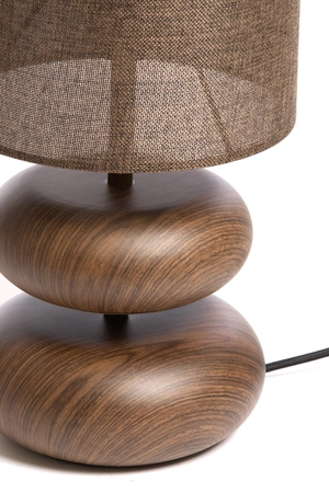 Light & Living Tafellamp D22x50.5cm DANIALO hout bruin - afbeelding 7
