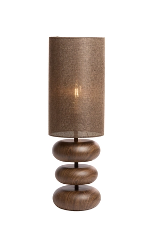 Light & Living Tafellamp D22x67.5cm DANIALO hout bruin - afbeelding 2