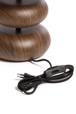 Light & Living Tafellamp D22x67.5cm DANIALO hout bruin - afbeelding 4