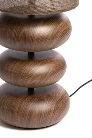 Light & Living Tafellamp D22x67.5cm DANIALO hout bruin - afbeelding 7