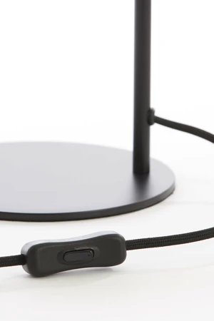 Light & Living Tafellamp E14 31x22x50 cm SOLNA mat zwart+smoke glas - afbeelding 7