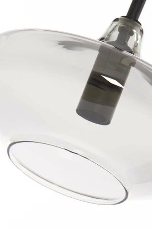 Light & Living Tafellamp E14 31x22x50 cm SOLNA mat zwart+smoke glas - afbeelding 5