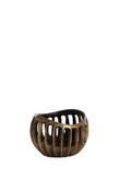 Light & Living Theelicht CHALCO Ø10x8 cm Antiek Brons Zwart - afbeelding 1