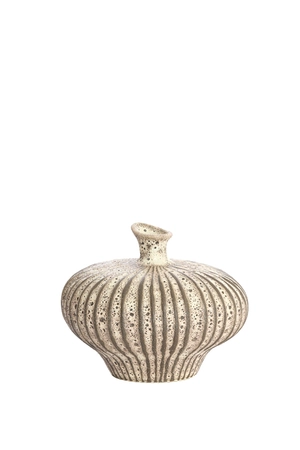 Light & Living Vaas Nevano 23x22.5x18cm Bruin - afbeelding 2