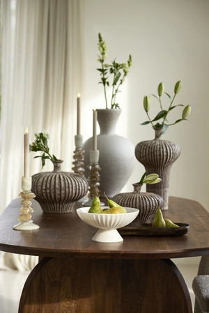 Light & Living Vaas Nevano 23x22.5x18cm Bruin - afbeelding 5