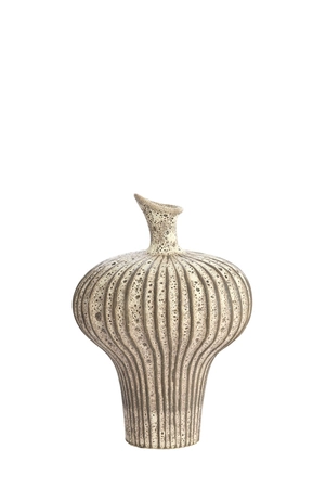 Light & Living Vaas Nevano 23x22x32.5cm Bruin - afbeelding 1