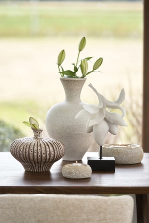 Light & Living Vaas Nevano 31x29.5x25.5cm Bruin - afbeelding 5