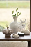 Light & Living Vaas Nevano 31x29.5x25.5cm Bruin - afbeelding 5