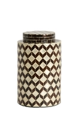 Light & Living Vaas Olite d16h26.5cm Crème Bruin