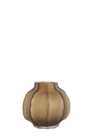 Light & Living Vaas Tejeda d27h26cm Bruin - afbeelding 1