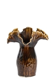 Light & Living Vaas Viveiro 31x24.5x35.5cm Bruin - afbeelding 1