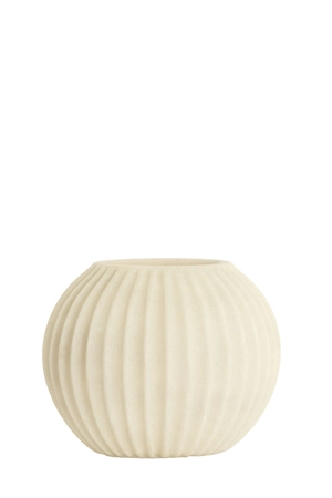 Light & Living Vase 29x18x24 cm MIRALLI cream - afbeelding 1