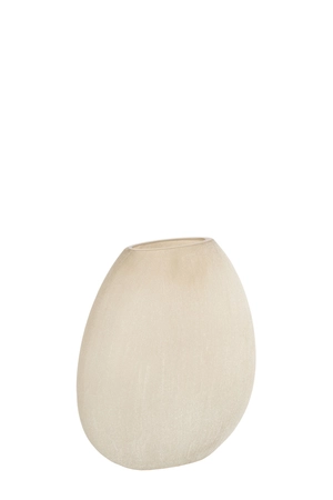 Light & Living Vase 33x13x33,5 cm SANTINO glass matt light brown - afbeelding 2