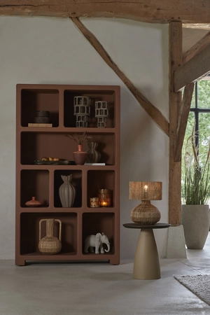 Light & Living Vase deco Ø24x37 cm BLENZA jute natural - afbeelding 5