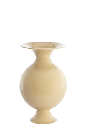 Light & Living Vase deco Ø26x45 cm BOLULLA shiny sand - afbeelding 1