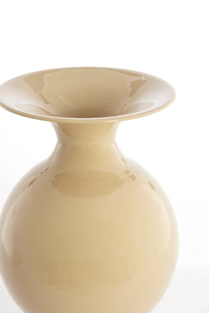 Light & Living Vase deco Ø26x45 cm BOLULLA shiny sand - afbeelding 2