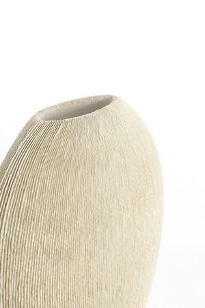 Light & Living Vase deco 31x30x30,5 cm BUBIO cream - afbeelding 4