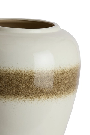 Light & Living Vase deco Ø40x52 cm VALERIA ceramics cream+brown - afbeelding 2
