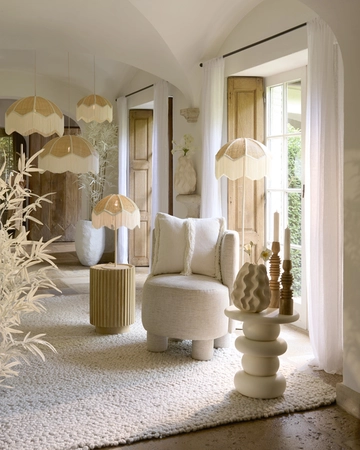 Light & Living Vloerlamp Ø30x135 cm RENATO sand - afbeelding 3