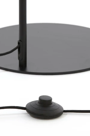 Light & Living Vloerlamp 45x29,5x160 cm SOLNA mat zwart+smoke glas - afbeelding 6