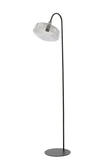 Light & Living Vloerlamp 45x29,5x160 cm SOLNA mat zwart+smoke glas - afbeelding 2