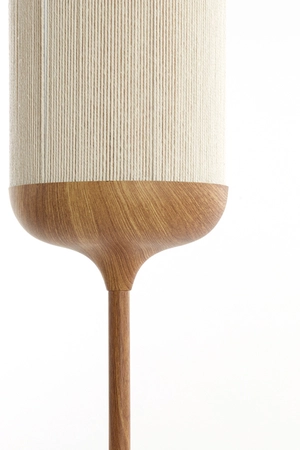 Light & Living Vloerlamp D23x159cm DANIA hout print crème - afbeelding 7