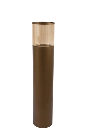 Light & Living Windlicht YON D25.5x127cm Mat Bruin - afbeelding 1