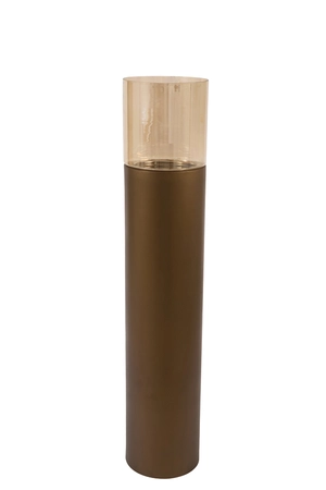 Light & Living Windlicht YON D25.5x127cm Mat Bruin - afbeelding 2