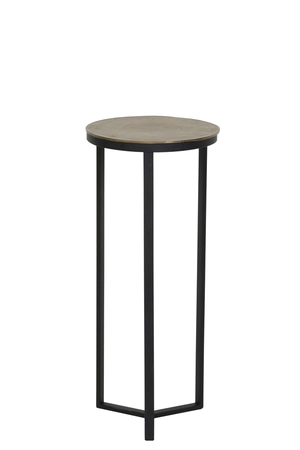 Light & Living Zuil RETIRO Ø35x81 cm Mat Zwart Ruw Antiek Brons - afbeelding 1