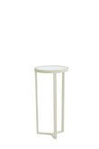 Light & Living Zuil RETIRO Clear Rib Glass Ø30x60,5 cm Crème - afbeelding 2