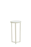 Light & Living Zuil RETIRO Clear Rib Glass Ø30x60,5 cm Crème - afbeelding 3