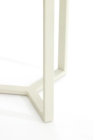Light & Living Zuil RETIRO Clear Rib Glass Ø30x60,5 cm Crème - afbeelding 5