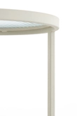 Light & Living Zuil RETIRO Clear Rib Glass Ø30x60,5 cm Crème - afbeelding 7
