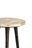Light & Living Zuil Set van 2 ZYN Marmer Ø30x84+Ø35x101,5 cm Taupe Bruin Brons - afbeelding 2