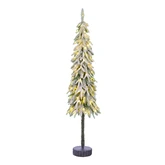 Lodge kerstboom groen frosted warm wit 150L 547 TIPS en timer - h230xd66cm