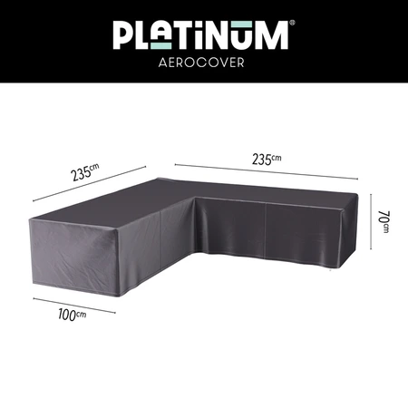 Lounge cover L 235x235x100xH70 - afbeelding 1