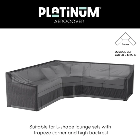 Lounge cover L/Trapeze 255x255x90xH65/90 HB - afbeelding 3