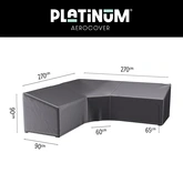Lounge cover L/Trapeze 270x270x90xH65/90 HB Anthracite