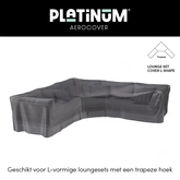 Lounge cover L/ Trapeze 300x300x100xH70 Anthracite - afbeelding 2
