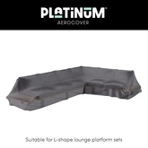 Lounge platform cover 325x255x90xH30/45/70 Right Anthracite - afbeelding 3