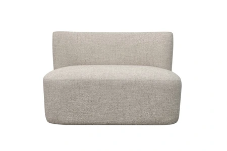 Loveseat Falun L 115 x H 76 cm beige - afbeelding 1