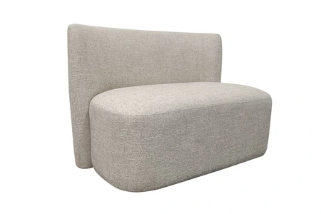 Loveseat Falun L 115 x H 76 cm beige - afbeelding 2