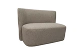 Loveseat Falun L 115 x H 76 cm taupe - afbeelding 2
