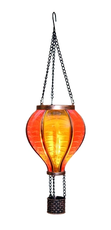 Luchballon solar 36x11cm geel/ornje