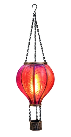 Luchballon solar 45x14cm roze