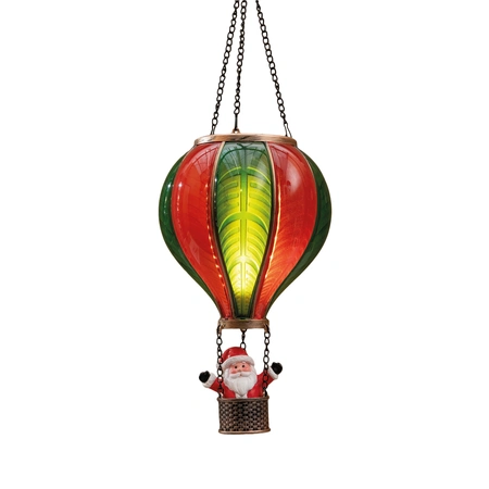 Luchtballon 24l 62x20cm wit/rood