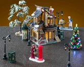 Lemax Lucy'S Chocolate Shop Set + 4,5 Volt Adapter - L