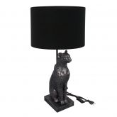 Luipaard lamp met kap H54cm - afbeelding 2