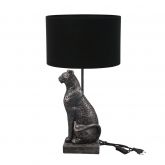 Luipaard lamp met kap H54cm - afbeelding 2